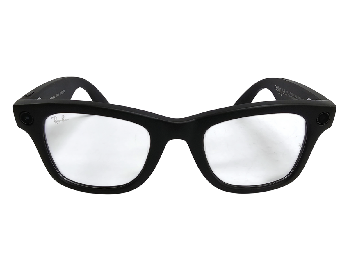 RAY-BAN Meta Wayfarer Matte Black Transition AI Smart Glasses
