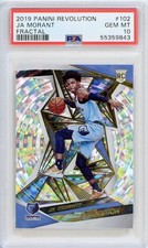2019 Panini Revolution #102 Ja Morant Fractal Rookie (RC) PSA 10 Gem Mint