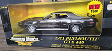 Ertl Collectibles American Muscle 118 1971 Plymouth Gtx 440 Black Diecast Le