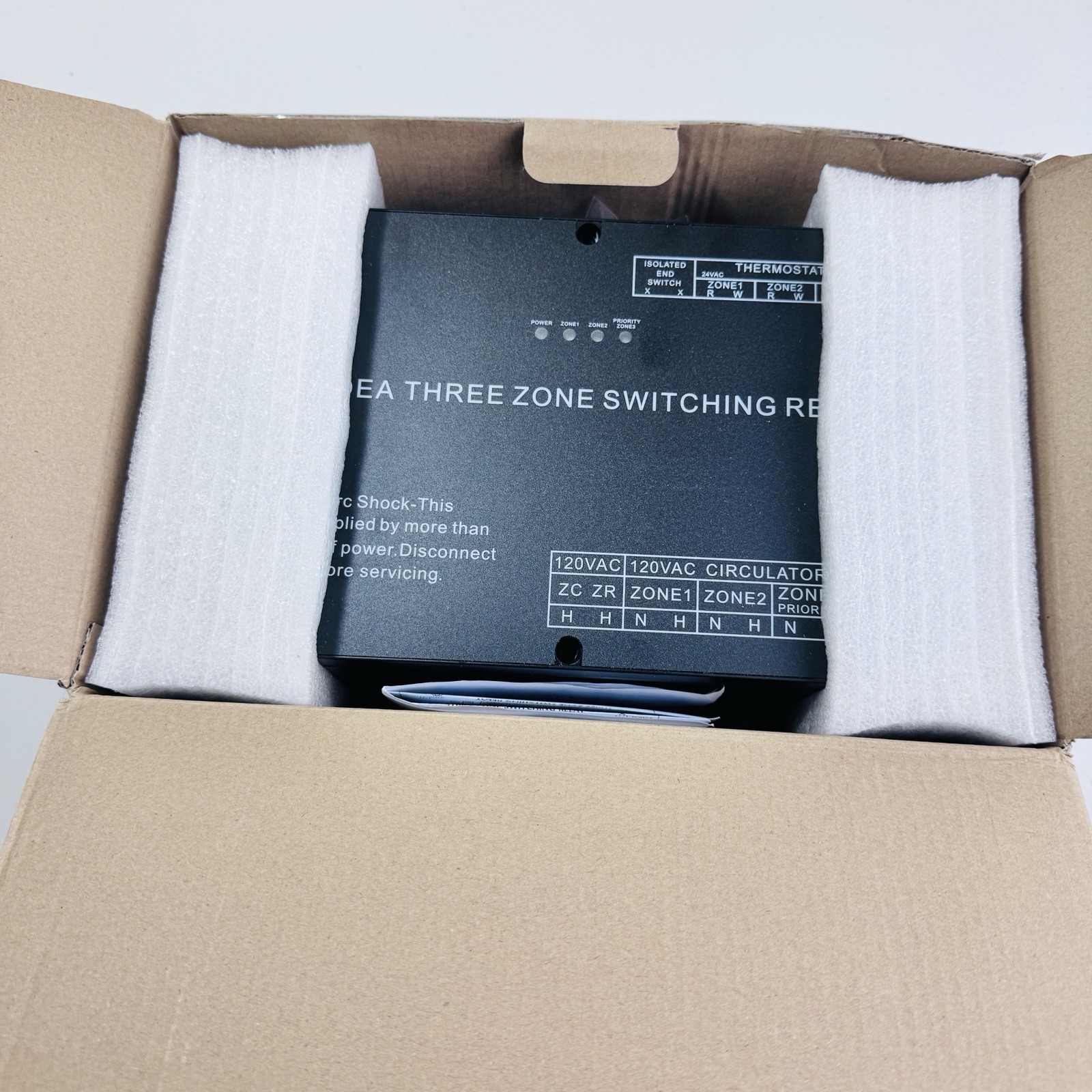 Briidea Three Zone Switching Relay for Zone Temperature Control