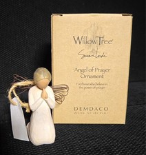 DEMDACO 1999 Willow Tree Angel Of Prayer Ornament