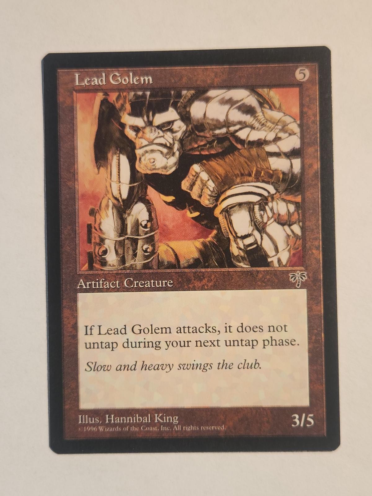Lead Golem Mirage Magic: The Gathering Uncommon LP