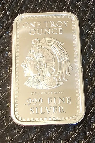 Aztec Calendar Round 1oz .999 Fine Silver 1 Troy Ounce