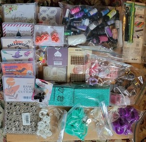 Polymer Clay Cutters Tools & Accessories Huge Lot Over 230pcs New & Preowned