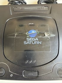 SEGA Saturn Home Console with OEM Controller - Black - Tested & Working