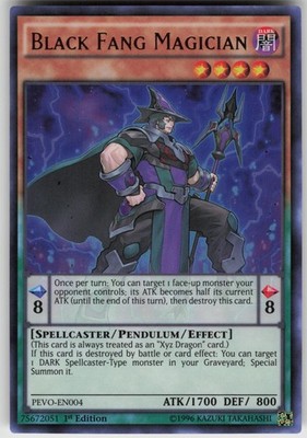 Black Fang Magician PEVO-EN004 1st Edition Yu-Gi-Oh TCG Near Mint