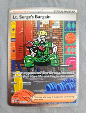 Lt. Surge's Bargain 185/132 Holo SIR Pokemon Mega Evolution on eBay