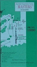 1980 MASTERS SPECTATOR GUIDE (SEVE BALLESTEROS 1ST WIN)