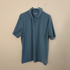 Under Armour Men  s XL Blue Short Sleeve Polo Shirt Golf Business Casual L6