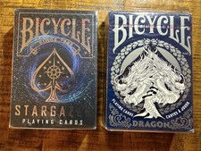 Bicycle Playing Cards Set- DRAGON and STARGAZ...