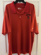 Ball State Cardinals Russell Men's Size 3XL Polo Red Short Sleeve Shirt