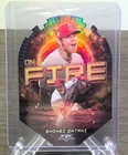 Shohei Ohtani 2022 Topps Fire #EF-1 On Fire Insert Die-cut Refractor SP