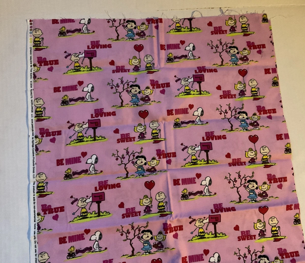 Snoopy Fabric for sale | eBay