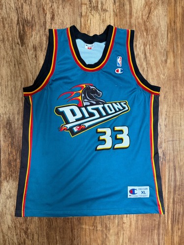 Vintage 90’s NBA Grant Hill Detroit Pistons Champion Jersey size XL