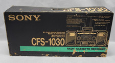 Sony CFS-1030 Portable Radio Cassette Recorder Boom Box - NEW in Open Box