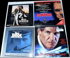 Lot Four NEW Sealed Laserdiscs LD Das Boot Nixon Air Force One Bull Durham F/S