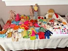Vintage 1960’s Barbie & Ken Doll Case With Lots Of Clothes & Shoes All Pictured