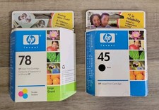 Cartuchos de tinta originales HP 45 78XL color negro Deskjet 920 1220