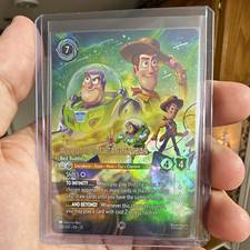 Disney Lorcana Woody Buzz Lightyear Best Buddies Enchanted Foil 228/207