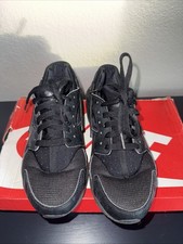 Nike Huarache Run GS 'Triple Black' 654275-016 Youth Size 6.5Y