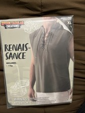 Spooktacular Creations Men's Renaissance Medieval Pirate/ Knights Shirt - XL NEW