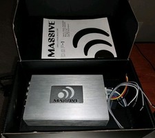 Massive Audio DSP1  Digital Signal Processor/EQ with 4 CH Amp Built-In Car Audio