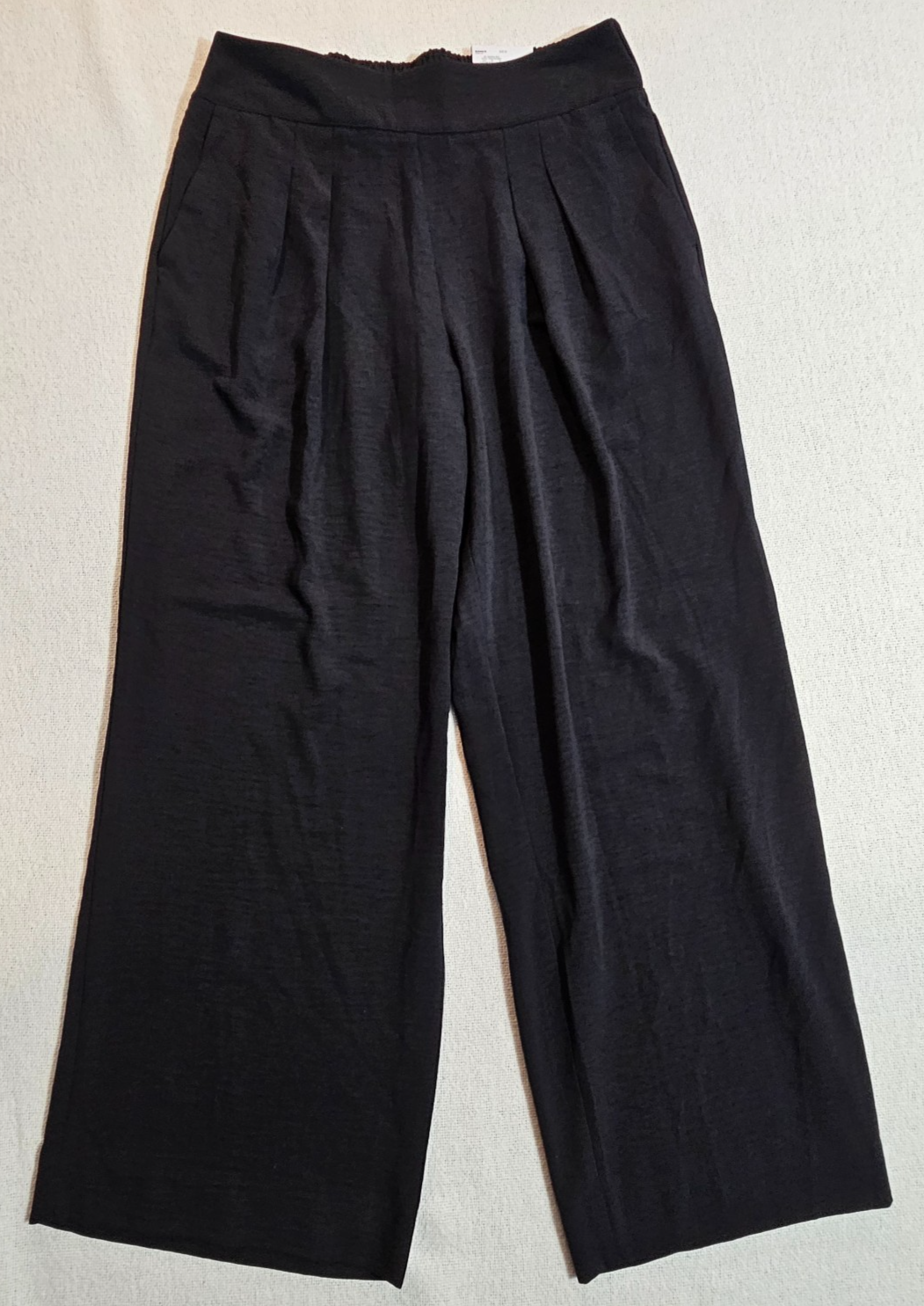 Pants Dress Black Wide Leg Mid Rise Relaxed Women's M By Nine West MSRP 44.99
