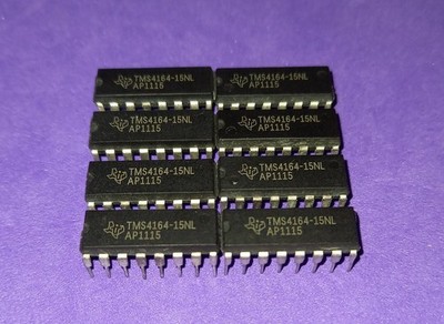 ATARI 65XE 130XE 800XE/XL XEGS, Commodore C64 RAM Speicherchip 4164, 8 Stück 64K
