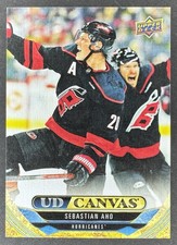 2024-25 Upper Deck Series 2 UD Canvas #C206 Sebastian Aho Carolina Hurricanes