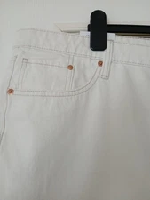 BNWT H&M Ladies Jeans, Size 28, cream, loose, straight, high waist, straight fit