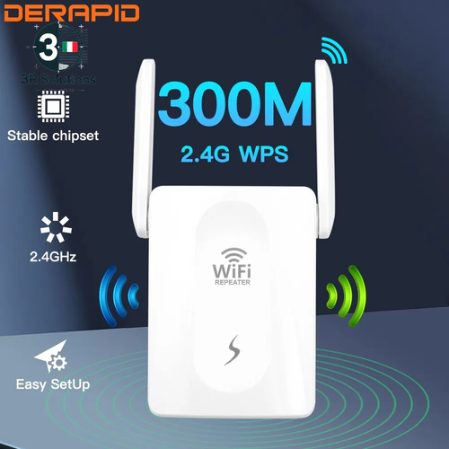 300Mbps Ripetitore Wifi 2.4Ghz Router Wireless Booster Amplificatore a Lungo Rag - Zdjęcie 11 z 14