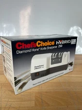 Chef'sChoice® Hybrid® 250 Diamond Hone® Knife Sharpener in White