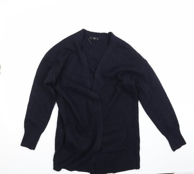 Blaue Damenstrickjacke UK-Größe 6 von F&F
