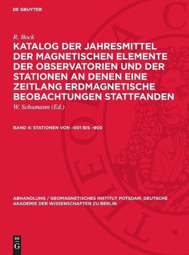 R Bock Stationen von -001 bis -900 (Copertina rigida)