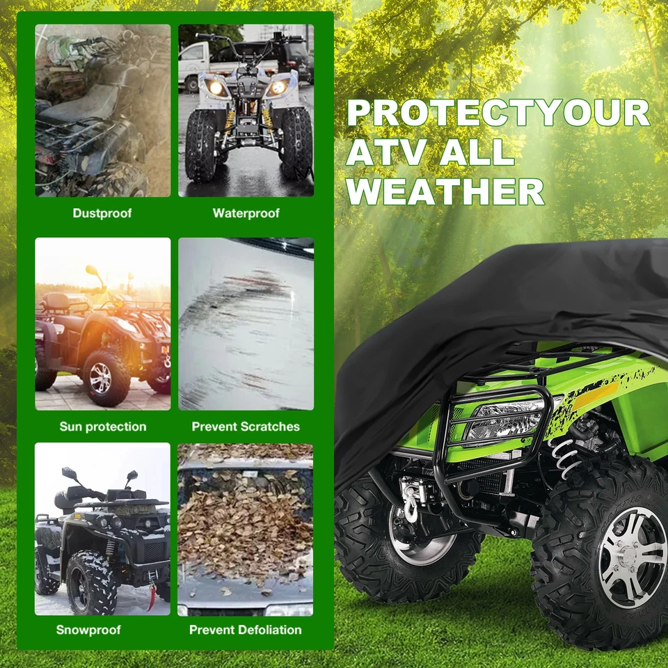XL NEVERLAND ATV Cover Waterproof Heavy Duty For Polaris Sportsman 570 2014-2024 - Image 4 of 4