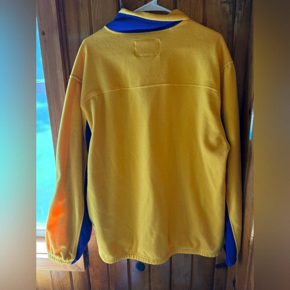 NFL team Reebok Purple and Yellow Vikings Pullover Fleece size Large - Image 2 of 3