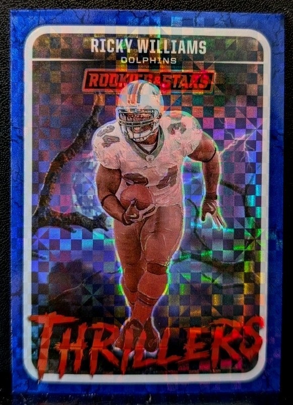 2025 Panini Rookies & Stars Thrillers Ricky Williams Blue Plaid