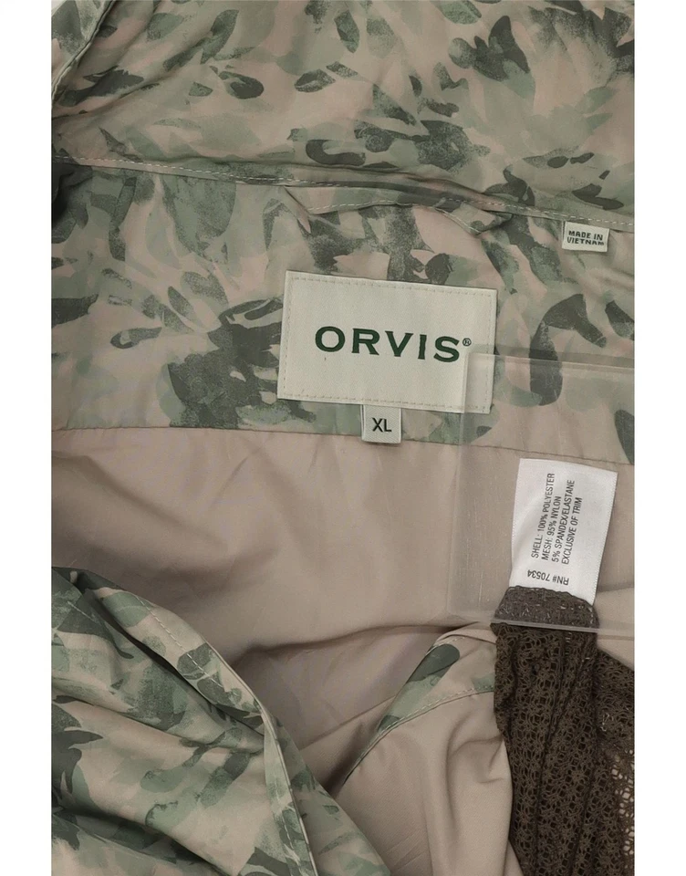 Chaqueta utilitaria con capucha ORVIS para mujer Reino Unido 18 XL verde camuflaje poliéster DW46 Foto 3 de 3
