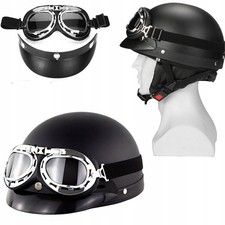 Jethelm F&uuml;r Motorr&auml;der Jet-Helm Roller-Helm Scooter-Helm Moped Mofa-Helm Chopper