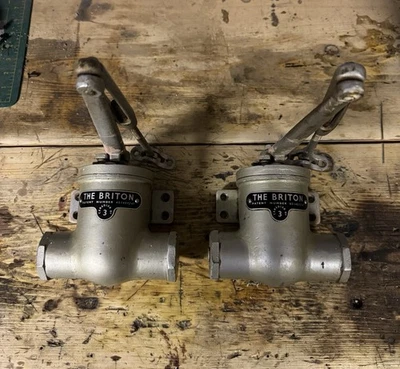 The Briton, No 3 Heavy Duty Potbelly Door Closer, Architectural Salvage, Pair(2) - Bild 1 von 4