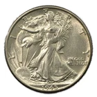 1945-S San Francisco Walking Liberty Silver Half 50c Uncirculated BU+