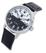 Riedenschild RS7602-03 Fliegeruhr Automatik Lederband Schwarz 42 mm