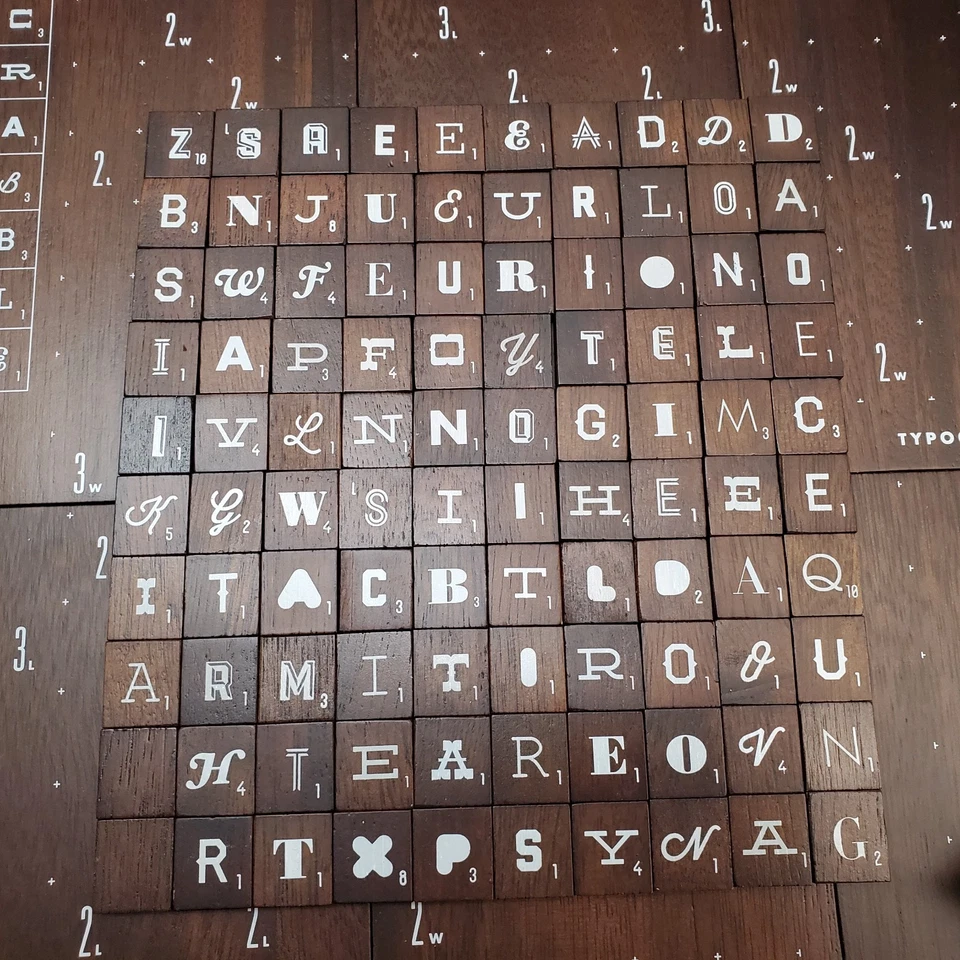 2012 Scrabble Typography Edition Andrew Capener 1st Ed #916/1200 COA - Image 2 of 4