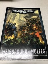 Warhammer 40k Weissagung Des Wolfes Codex Regelbuch Space Marines Armeebuch