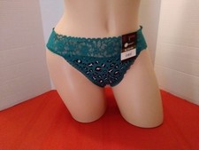 Panties NWT No Boundaries NOBO Green Lace Thong XL