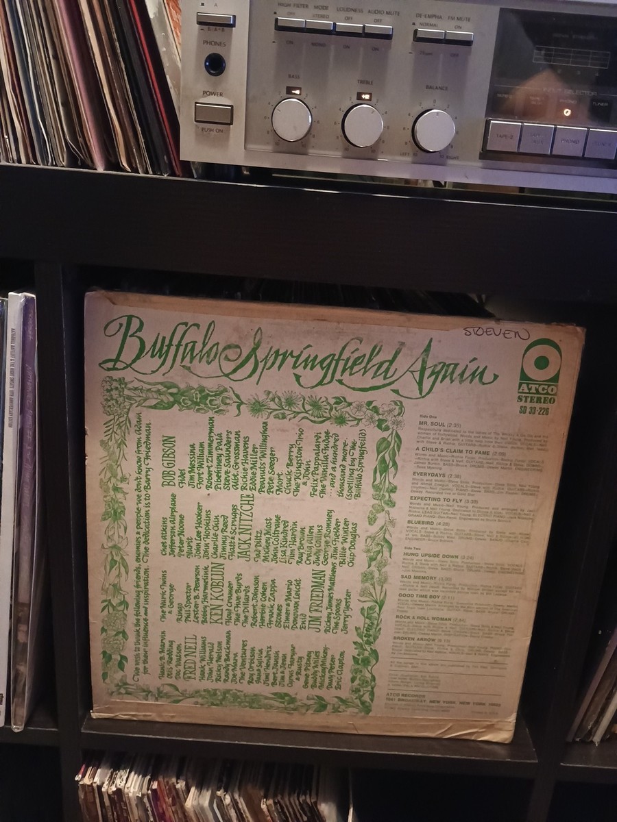 Buffalo Springfield Again VInyl LP Record Atco SD 33-226 | eBay
