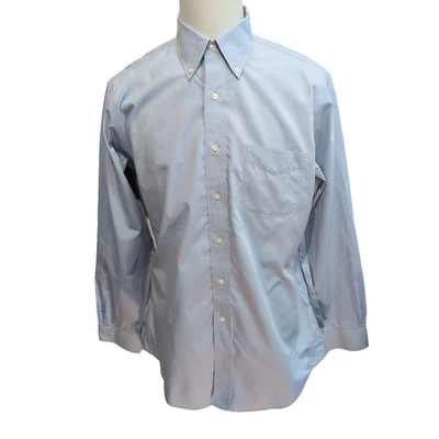 Chemise Brooks Brothers L Regent Bleu Clair 100% Coton Poche Homme - Photo 1/4