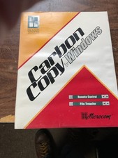 Vintaghe Microcom Carbon Copy Versiobn 1.9 for Windows