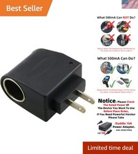 AC to DC 12V 500mA Car Cigarette Lighter Adapter for Vehicle Electronics