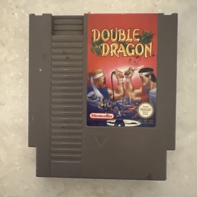 Double Dragon Nintendo NES Original Game Cartridge Vintage 1985 Action Beat 'em